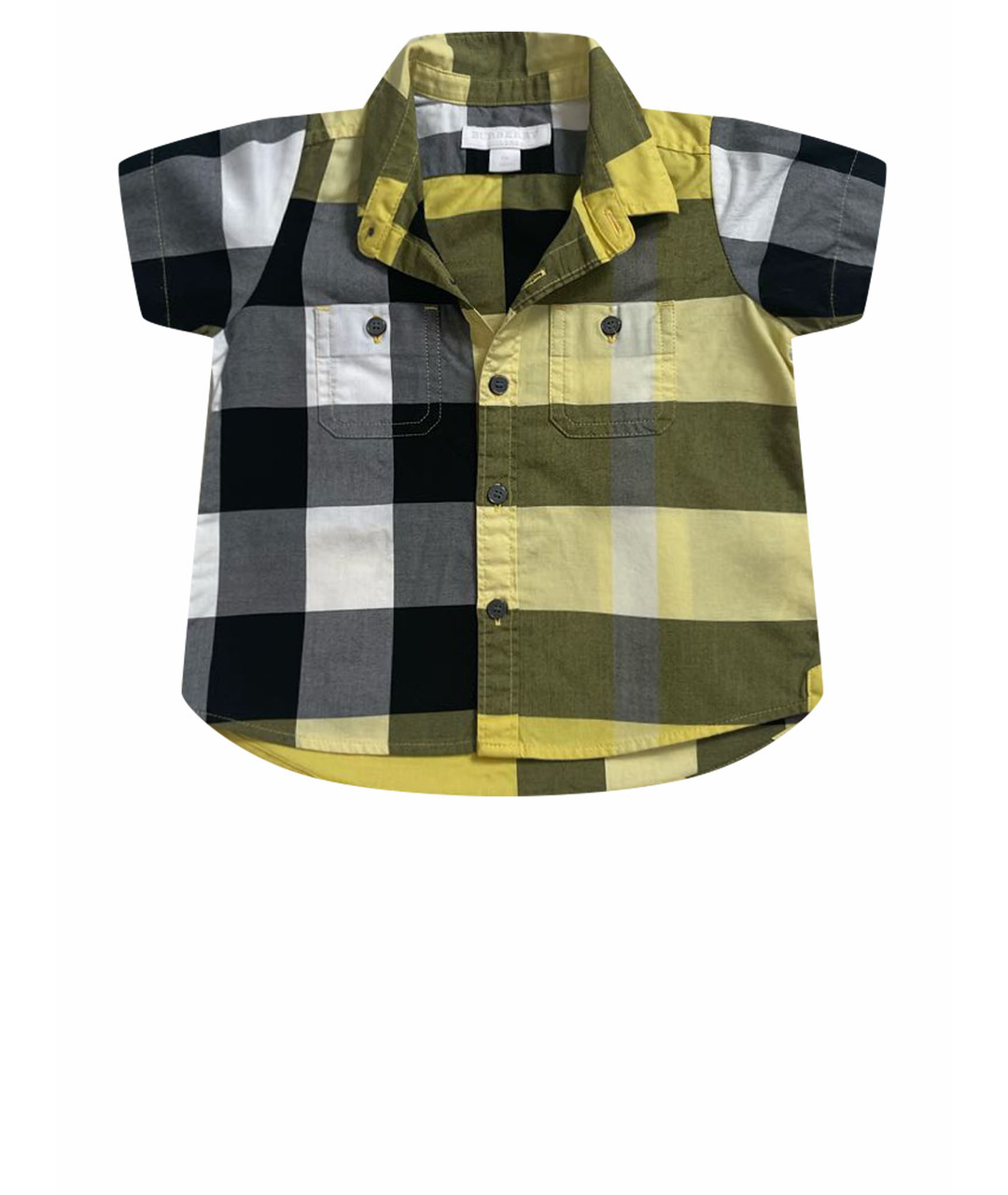 BURBERRY Мульти хлопковая детская рубашка, фото 1