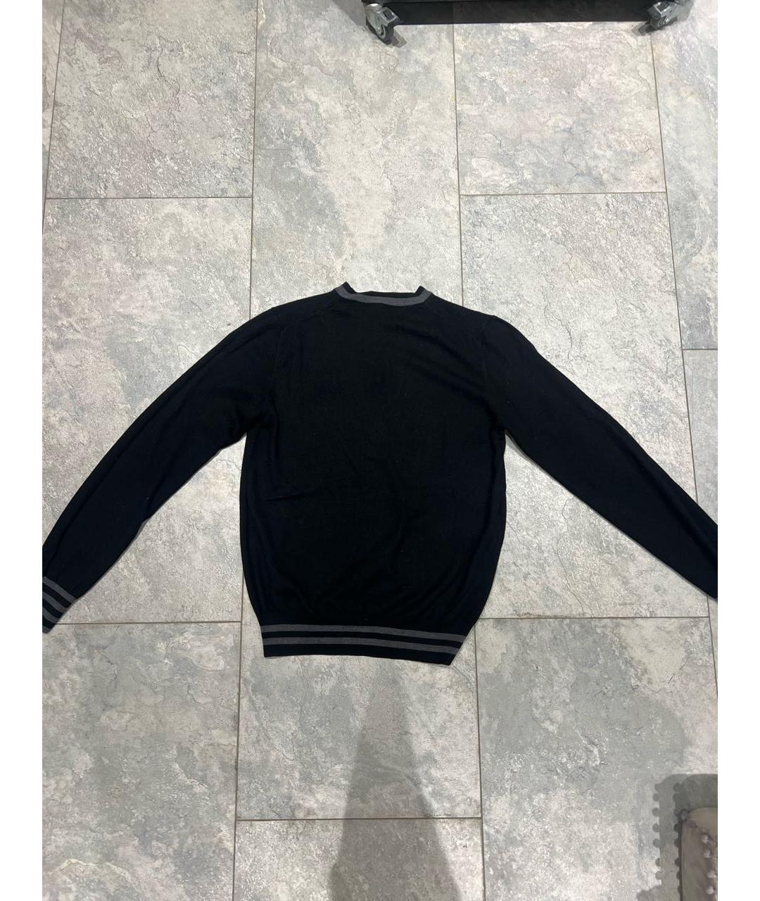 DOLCE&GABBANA Черный шерстяной джемпер / свитер, фото 2