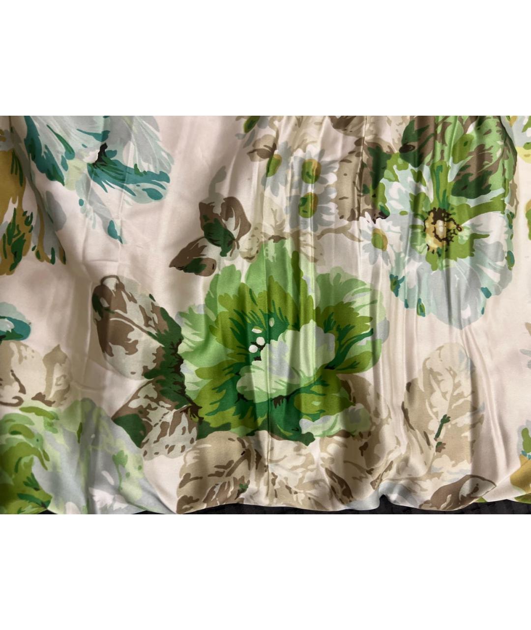 DOLCE&GABBANA Мульти шелковое коктейльное платье, фото 4