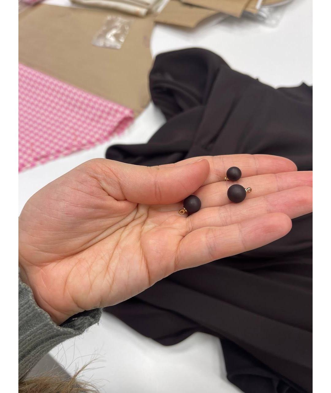 COS Коричневое полиэстеровое повседневное платье, фото 6