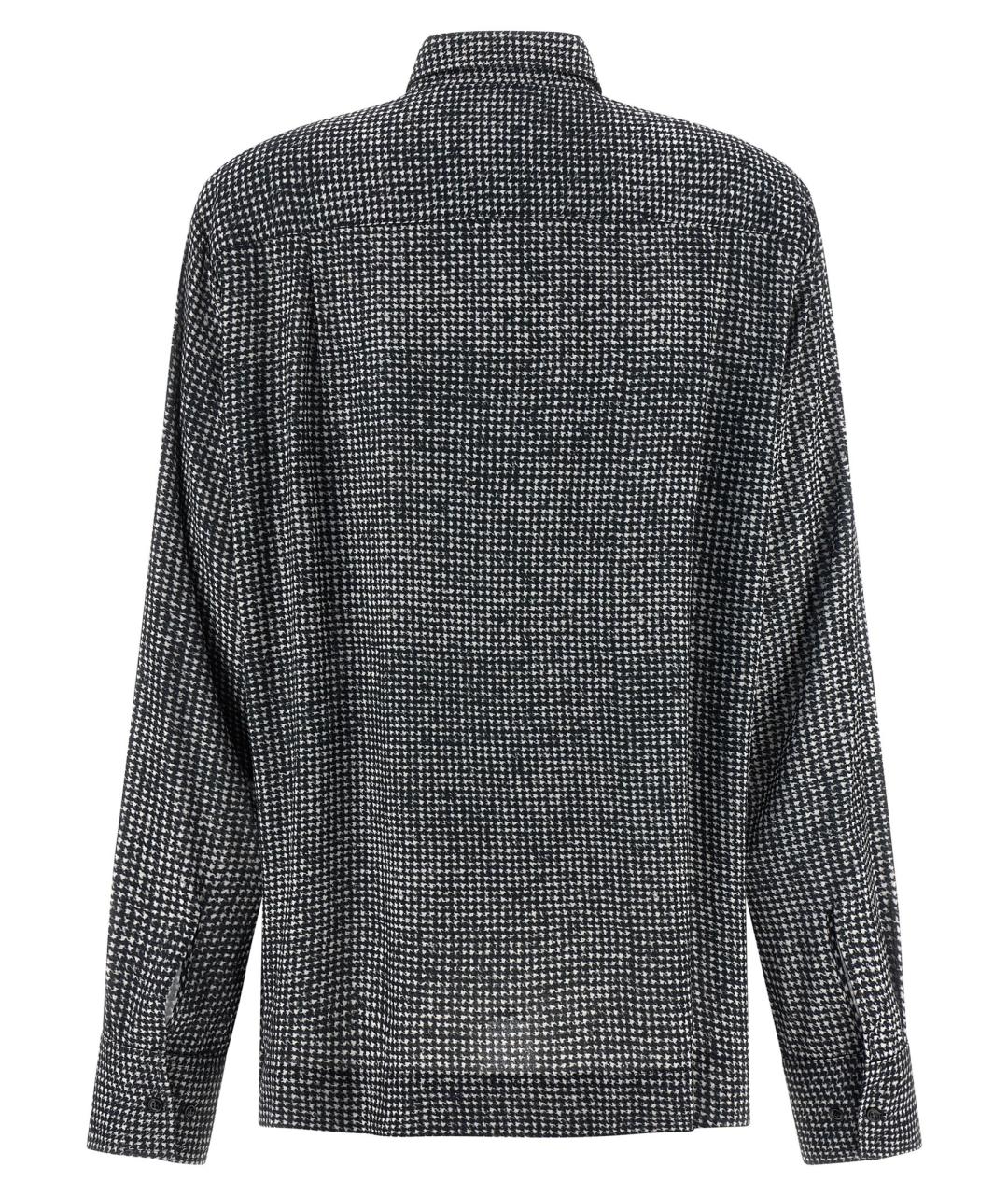 ERMANNO SCERVINO Серебряная вискозная рубашка, фото 2