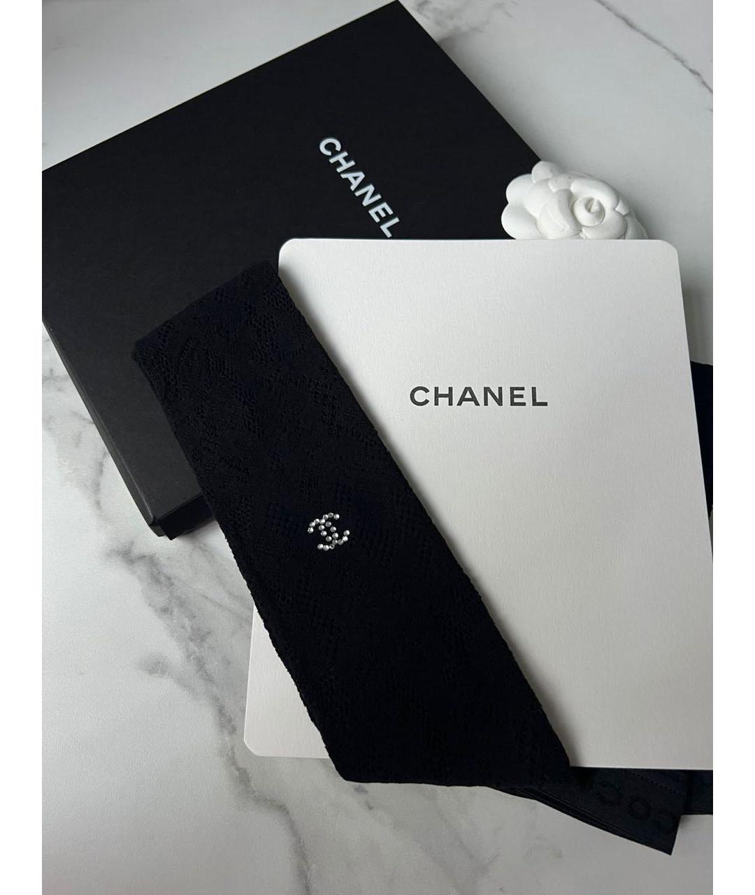 CHANEL Черные носки, чулки и колготы, фото 4