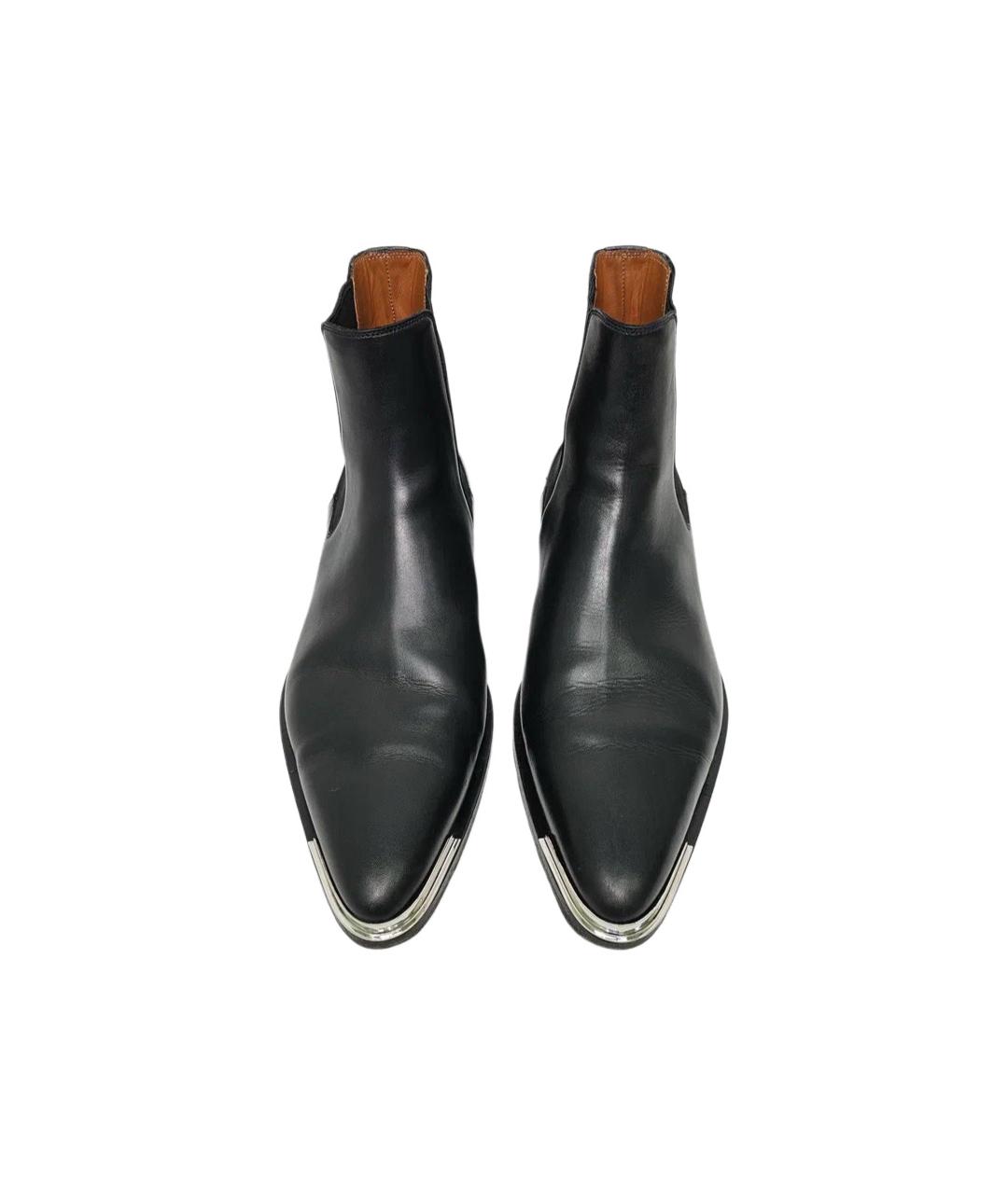 GIVENCHY Черные кожаные высокие ботинки, фото 2