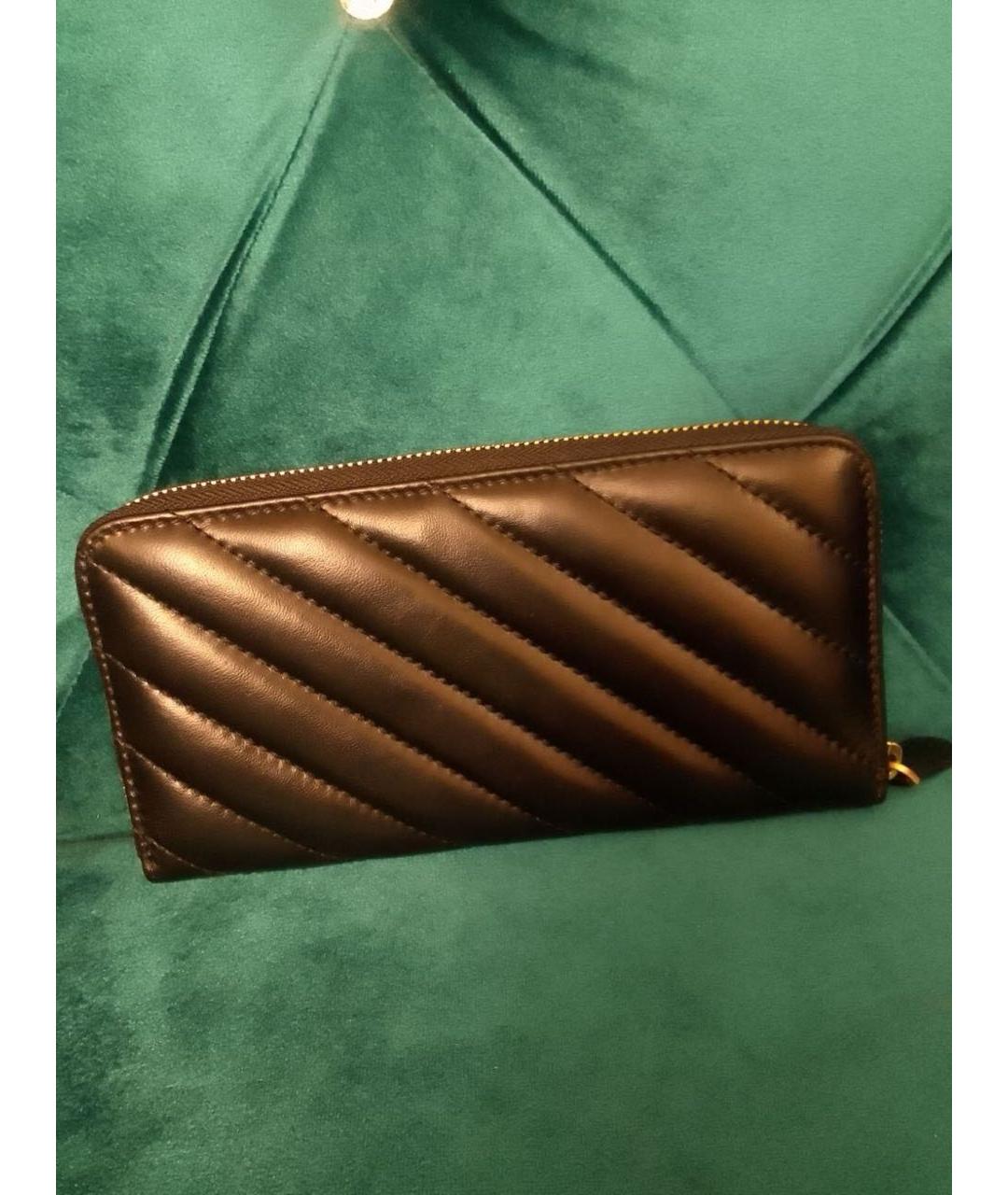 PINKO Черный кожаный кошелек, фото 3