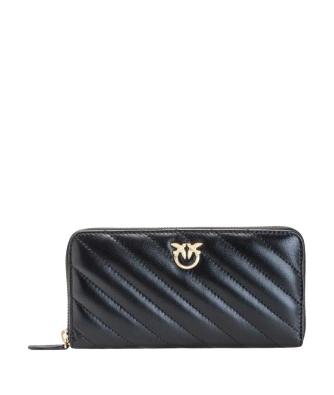 PINKO Черный кожаный кошелек, фото 1