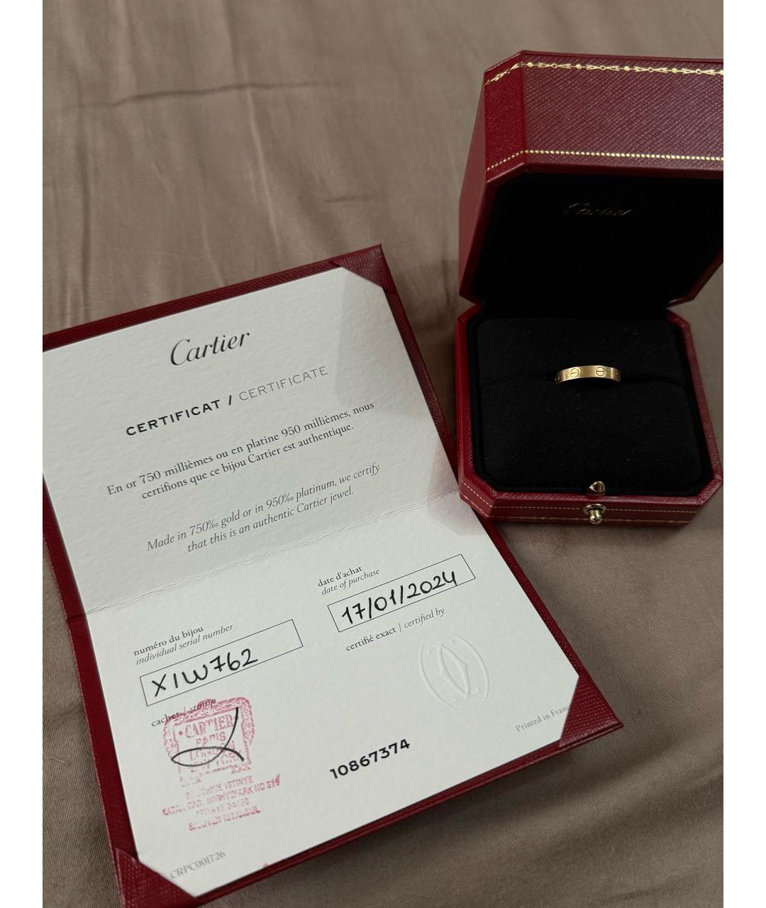 CARTIER Золотое кольцо из желтого золота, фото 3