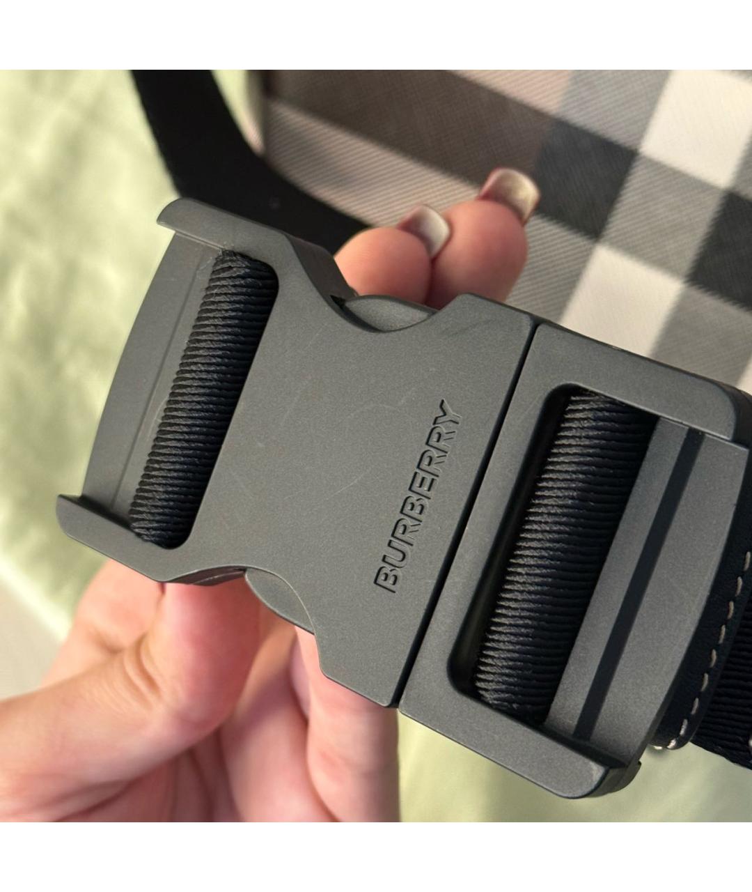 BURBERRY Коричневая поясная сумка, фото 5