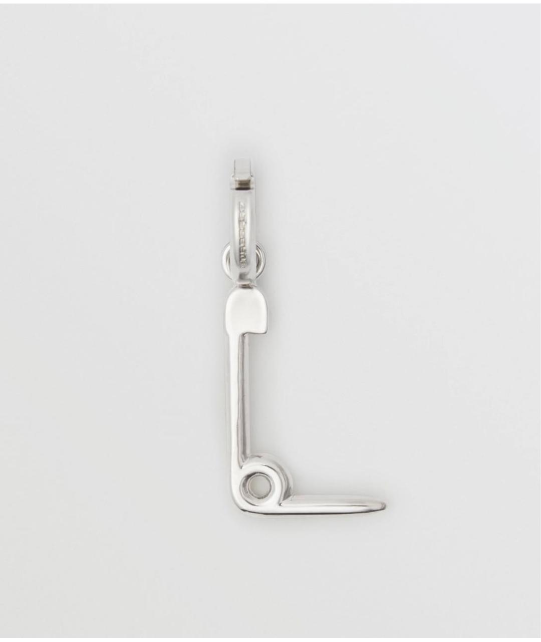 BURBERRY Серебрянный металлический кулон, фото 9