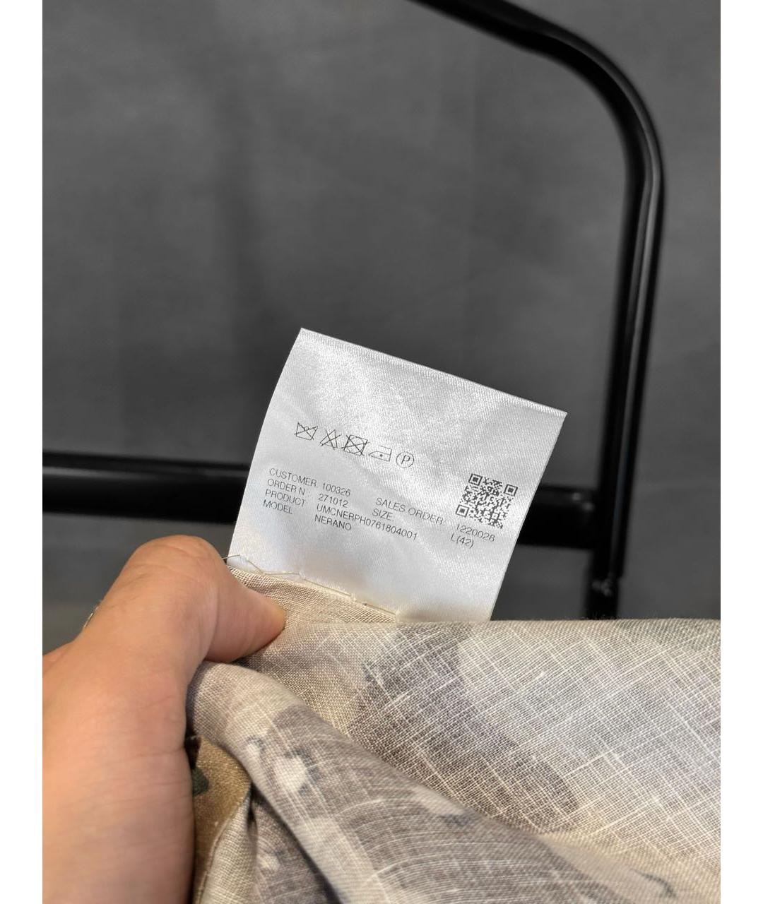 KITON Мульти льняная кэжуал рубашка, фото 8