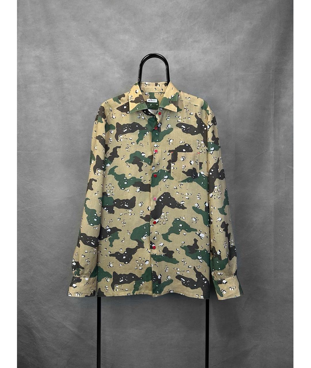 KITON Мульти льняная кэжуал рубашка, фото 9