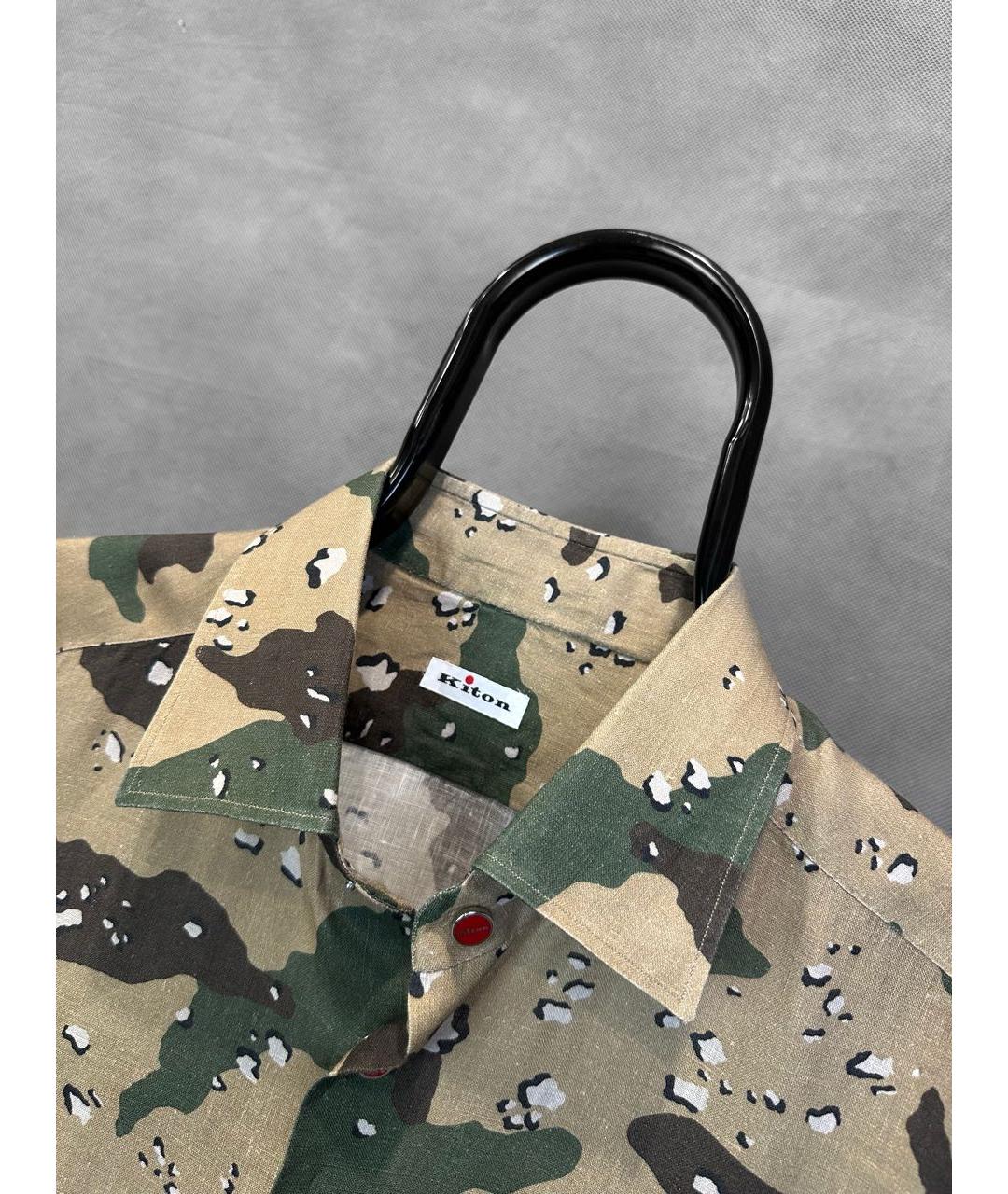 KITON Мульти льняная кэжуал рубашка, фото 3
