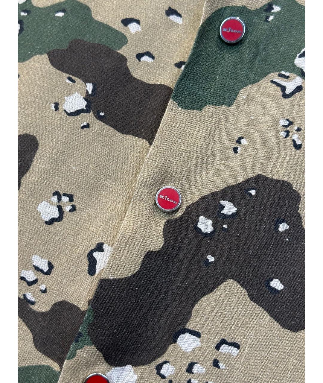 KITON Мульти льняная кэжуал рубашка, фото 5