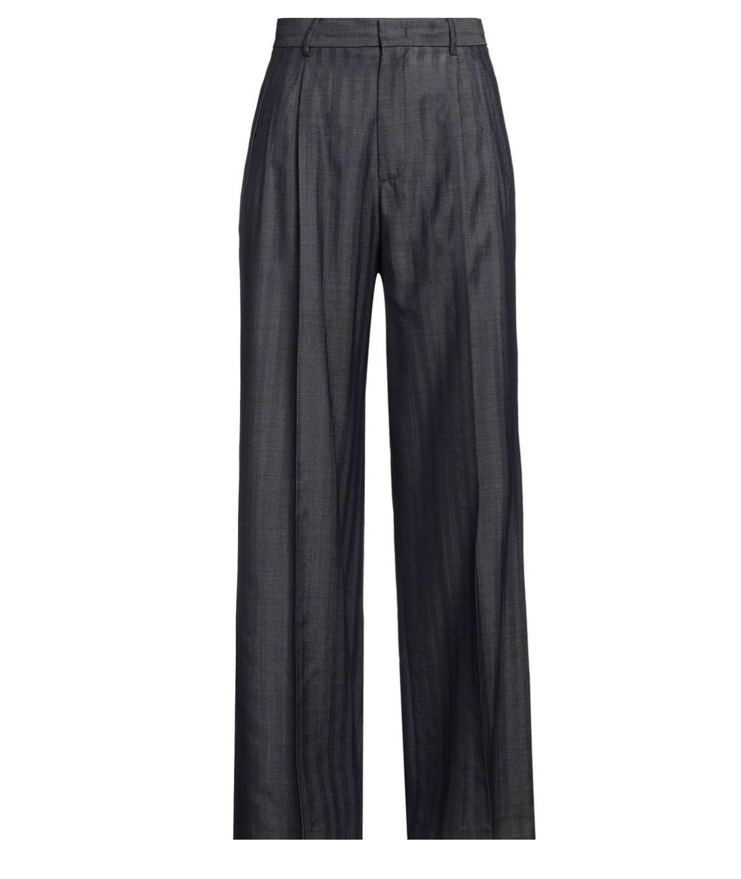 ETRO Серые брюки широкие, фото 1