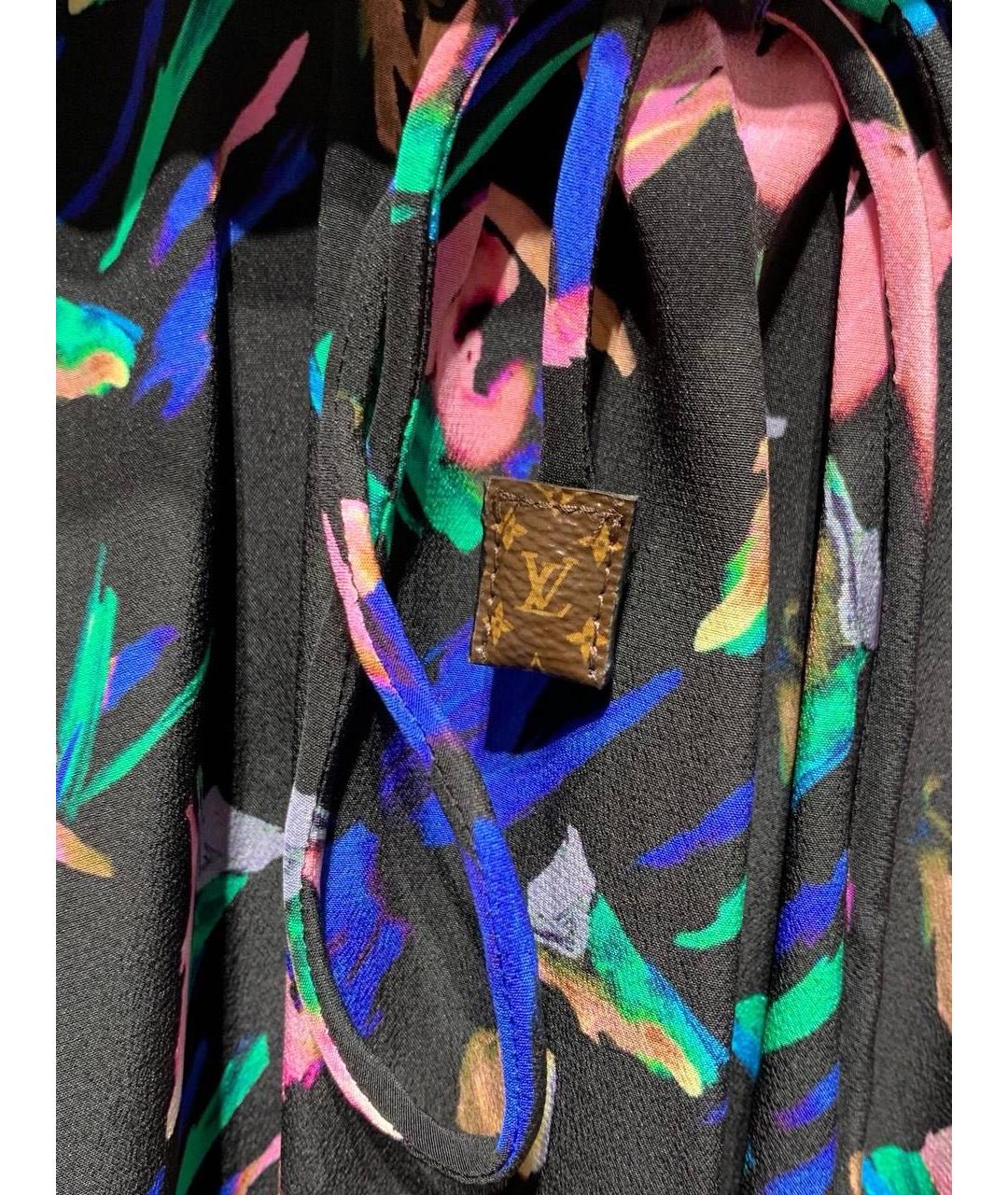 LOUIS VUITTON Мульти полиэстеровое повседневное платье, фото 5
