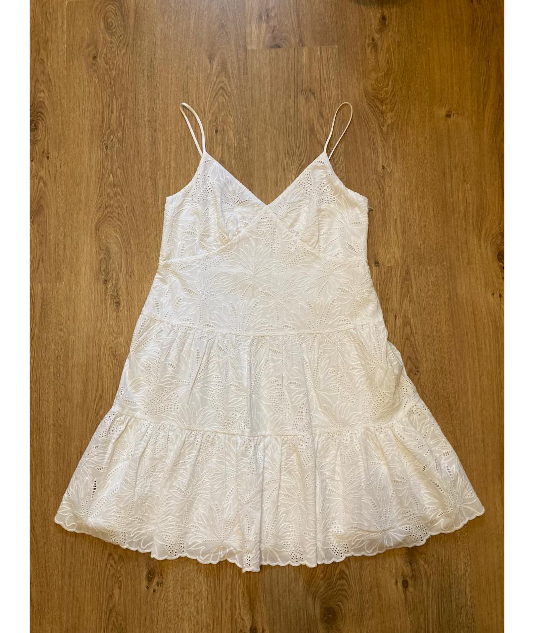 MICHAEL MICHAEL KORS Белый хлопковый сарафан, фото 3