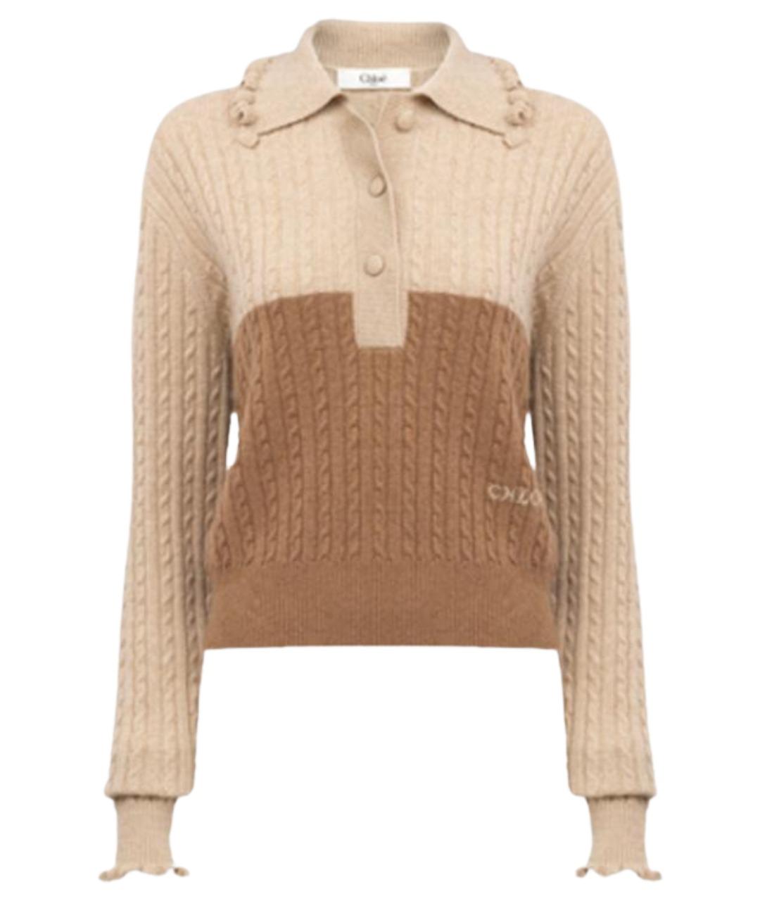 CHLOE Мульти шерстяной джемпер / свитер, фото 1