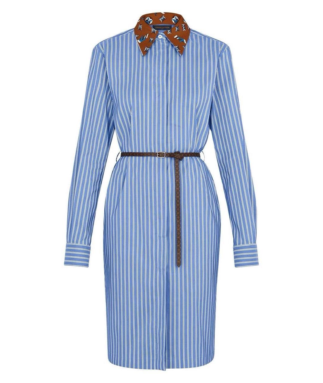 LOUIS VUITTON Хлопковое повседневное платье, фото 2