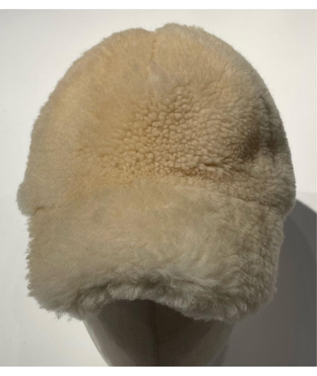 ERMANNO SCERVINO Бежевая кепка, фото 2