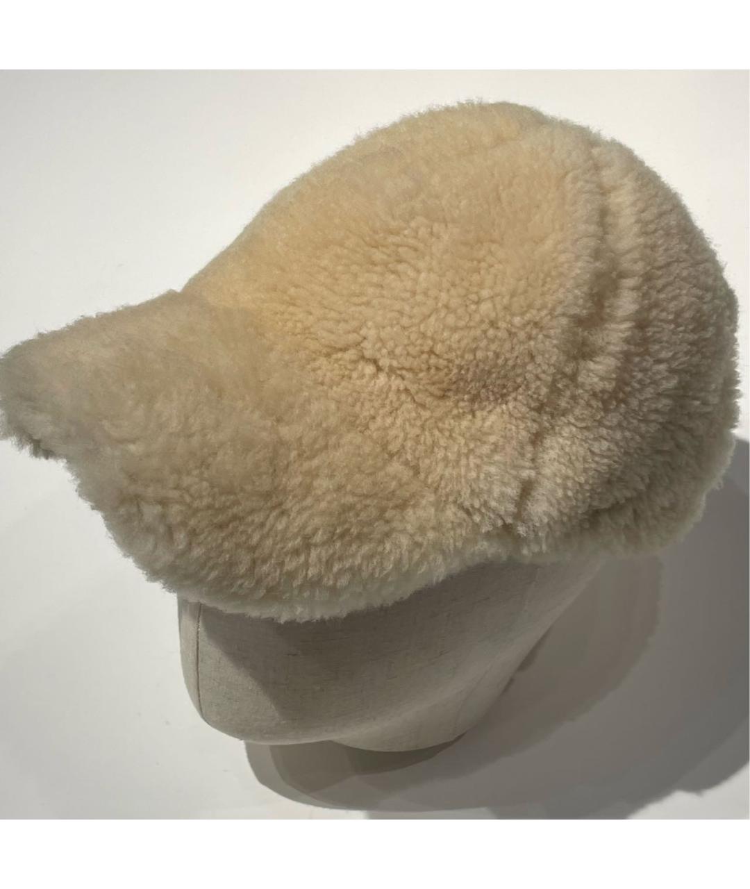 ERMANNO SCERVINO Бежевая кепка, фото 6