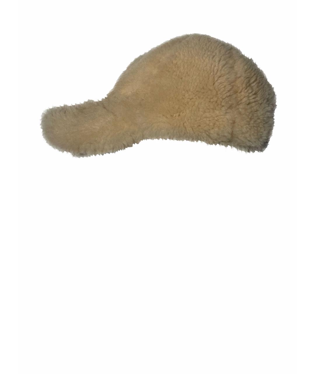 ERMANNO SCERVINO Бежевая кепка, фото 1