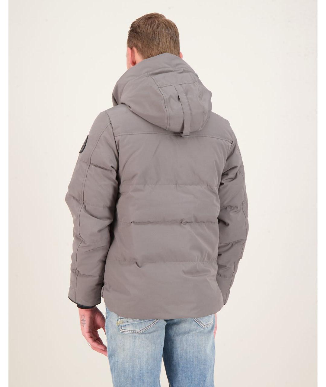 CANADA GOOSE Серый полиэстеровый пуховик, фото 3