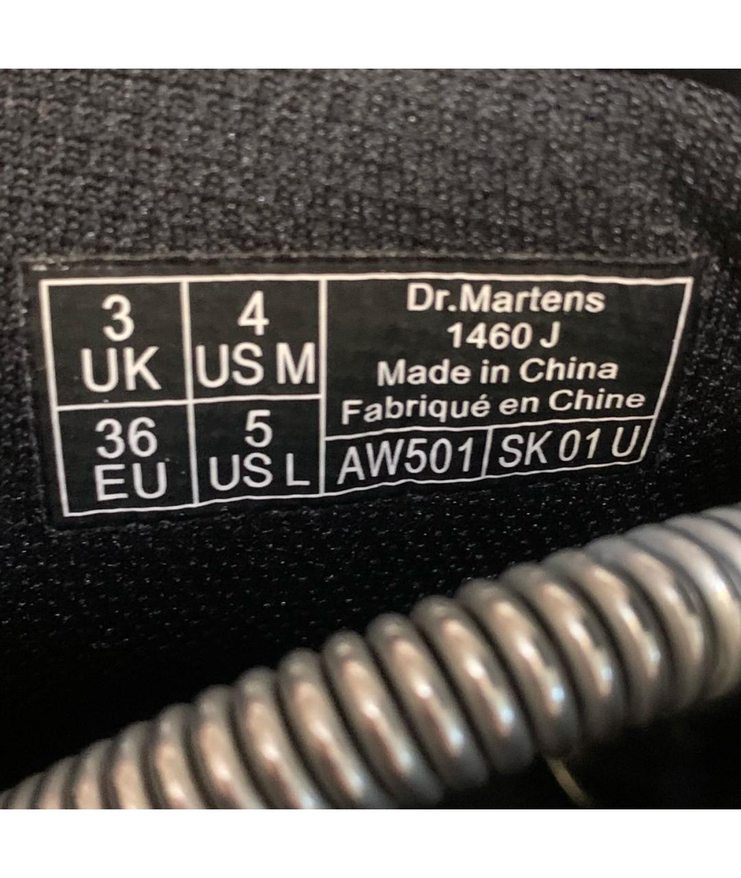 DR. MARTENS Черные ботинки из лакированной кожи, фото 3