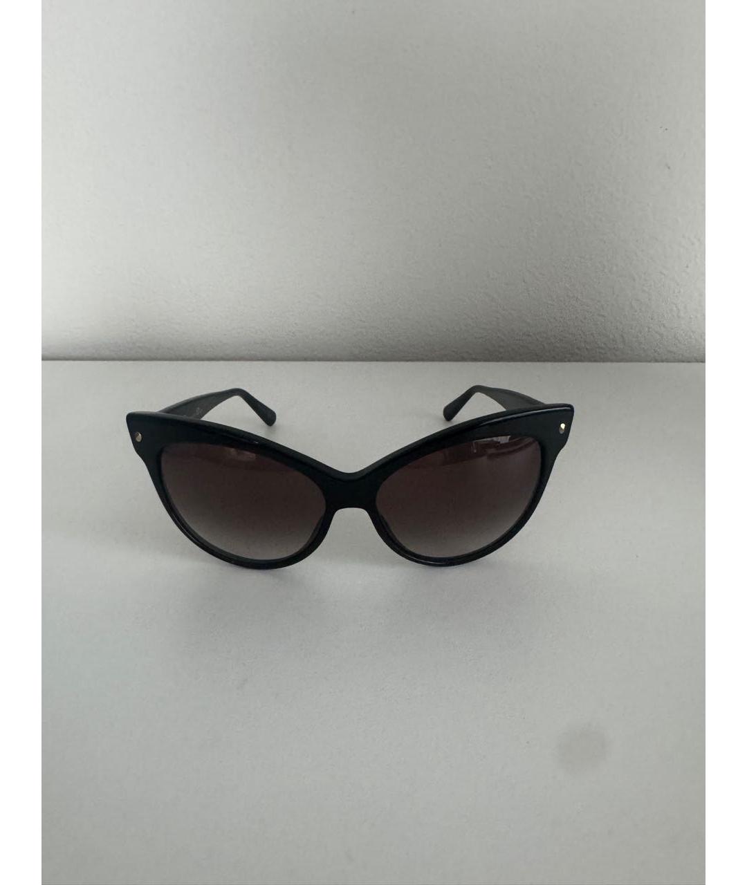 CHRISTIAN DIOR Черные пластиковые солнцезащитные очки, фото 6