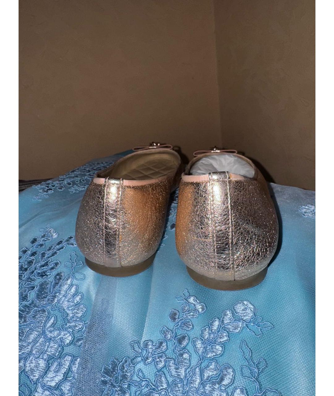 MICHAEL KORS Коралловые кожаные балетки, фото 5