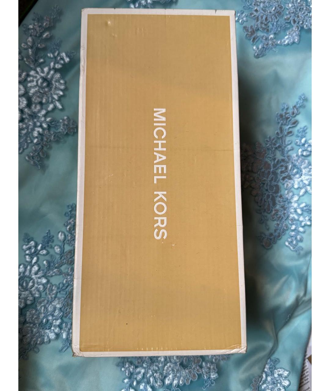 MICHAEL KORS Коралловые кожаные балетки, фото 6