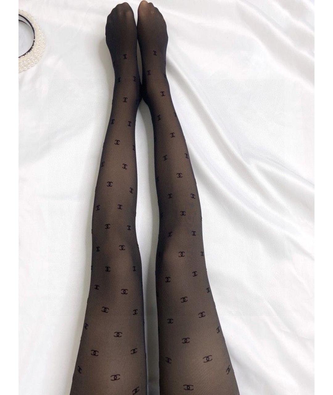 CHANEL Черные носки, чулки и колготы, фото 4