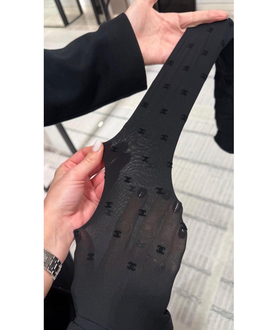 CHANEL Черные носки, чулки и колготы, фото 2