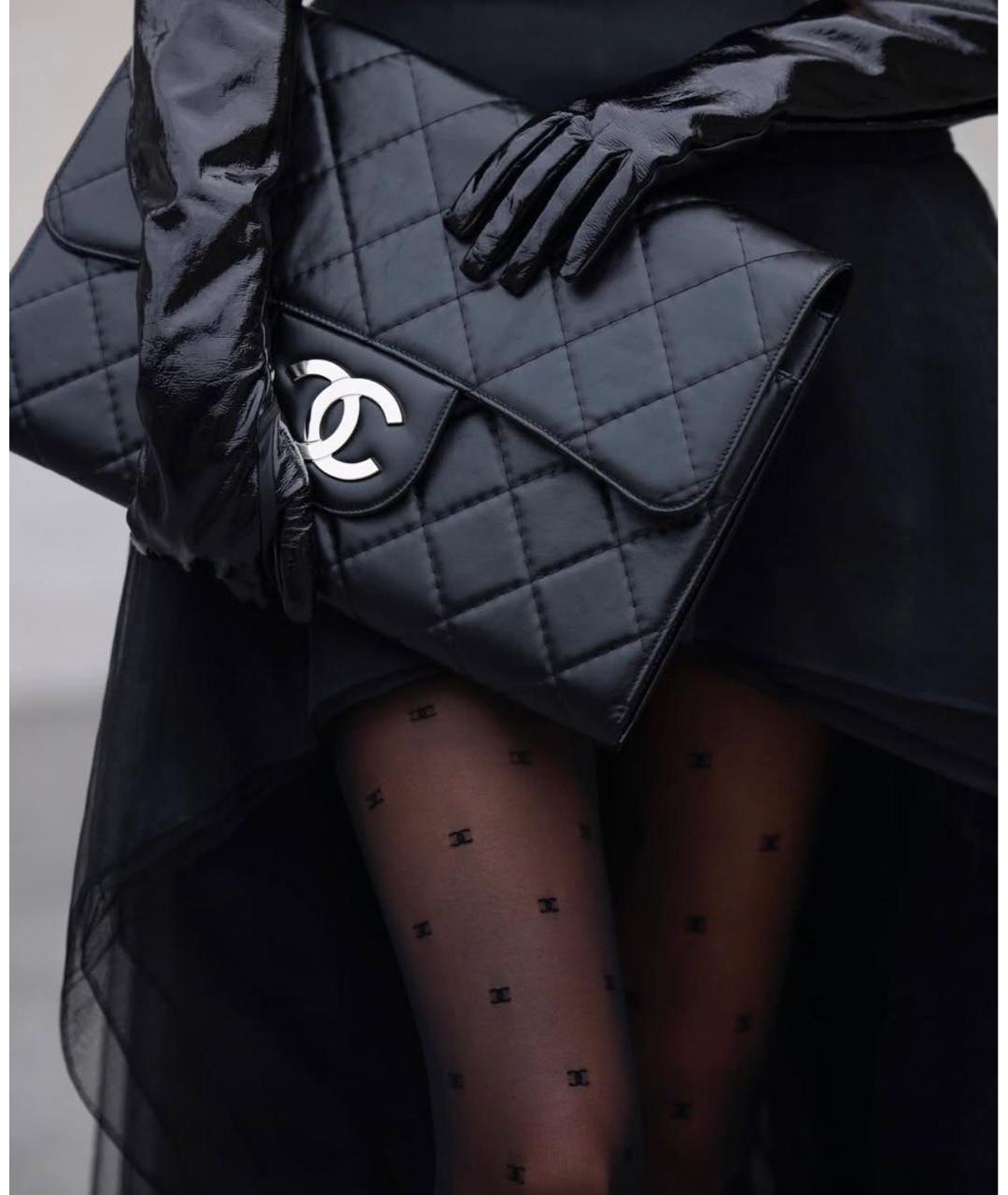 CHANEL Черные носки, чулки и колготы, фото 3