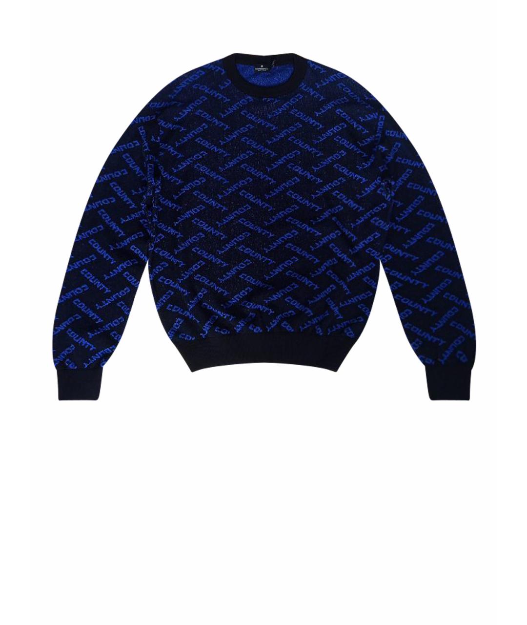 MARCELO BURLON Черный шерстяной джемпер / свитер, фото 1