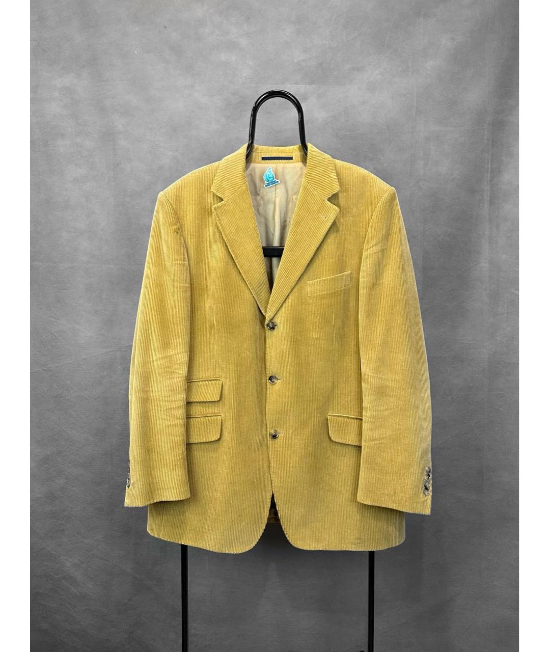 BURBERRY Бежевый хлопковый пиджак, фото 8