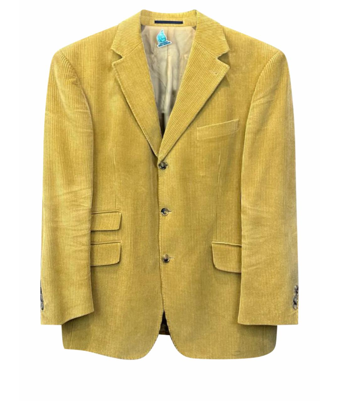 BURBERRY Бежевый хлопковый пиджак, фото 1