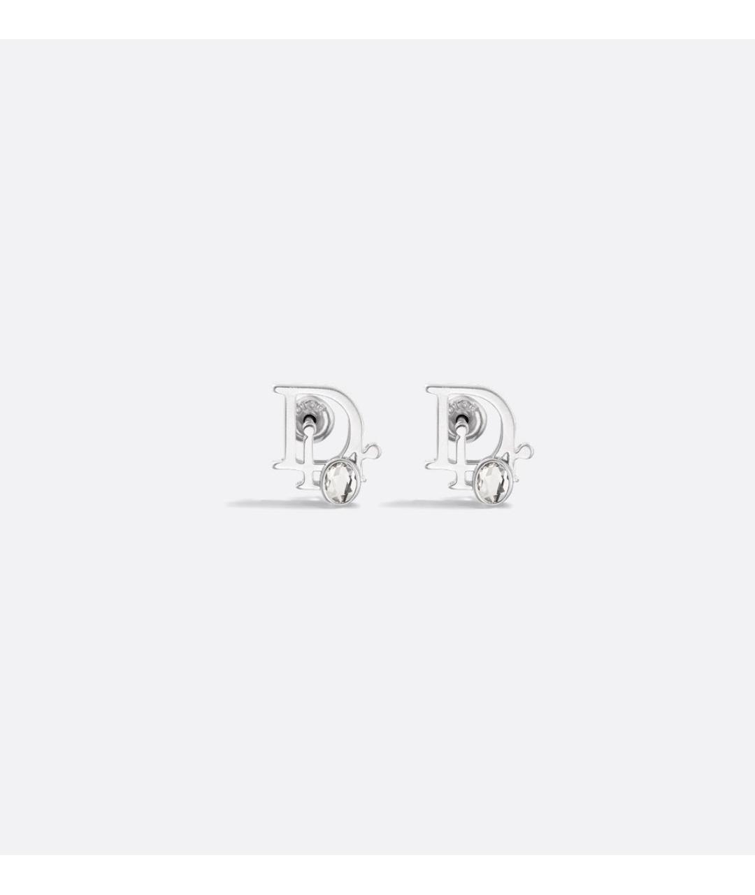 CHRISTIAN DIOR Серебряные латунные серьги, фото 5