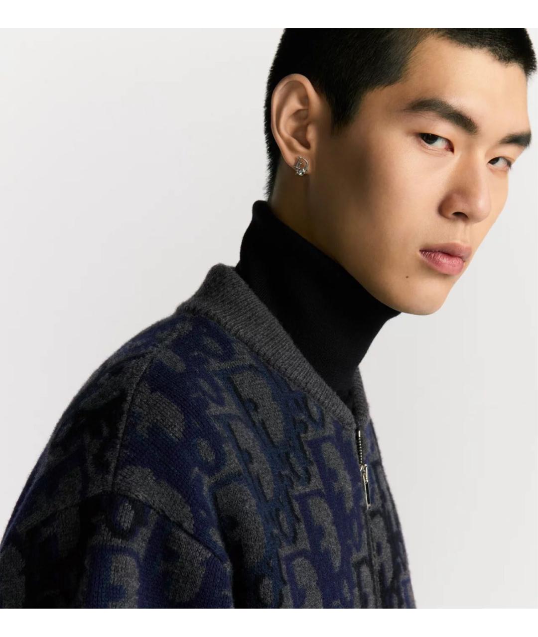 CHRISTIAN DIOR Серебряные латунные серьги, фото 2