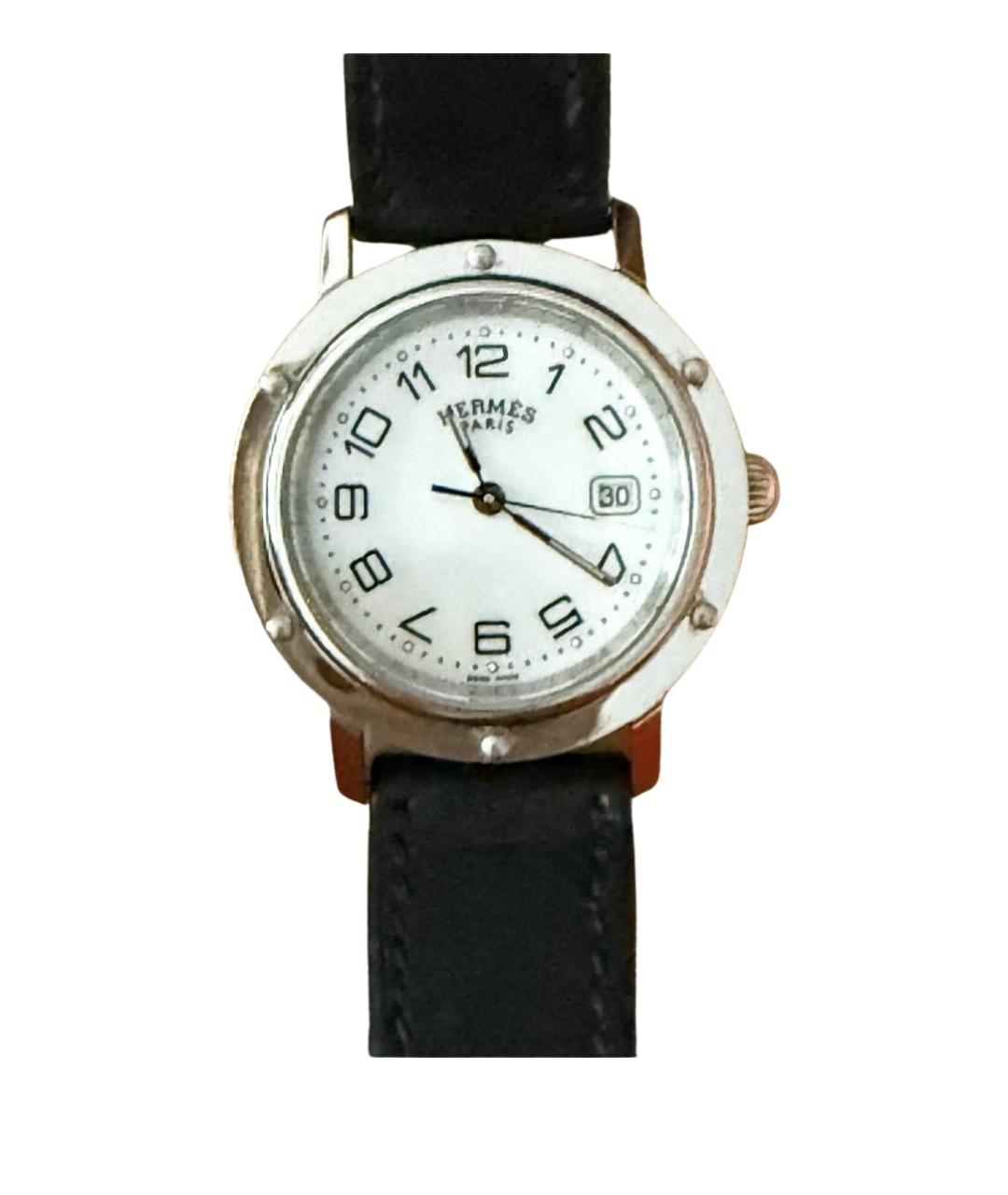 HERMES Черные часы, фото 1