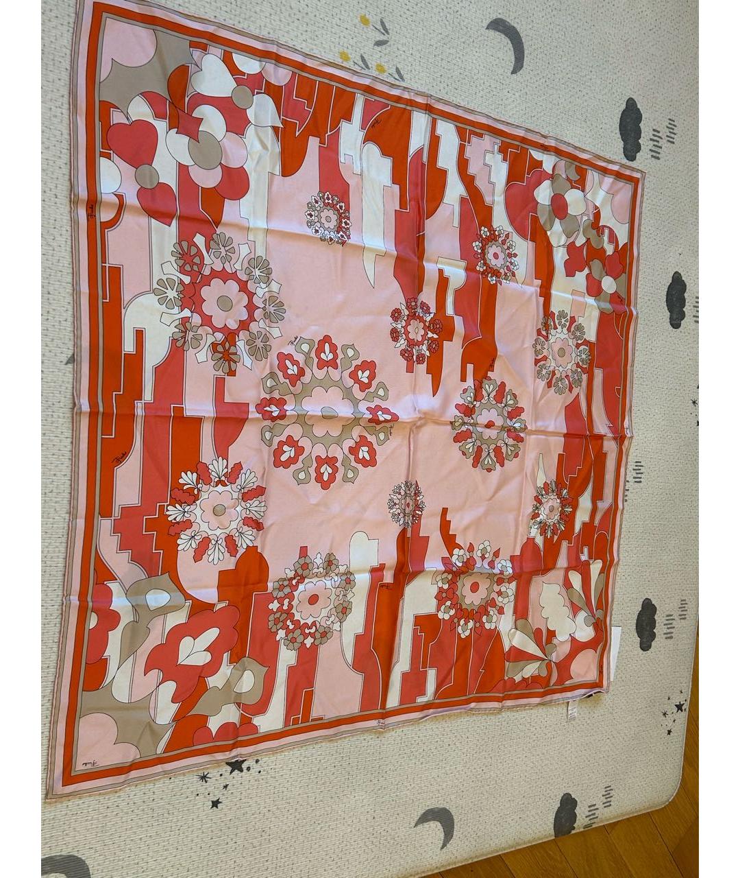 EMILIO PUCCI Мульти шелковый платок, фото 3