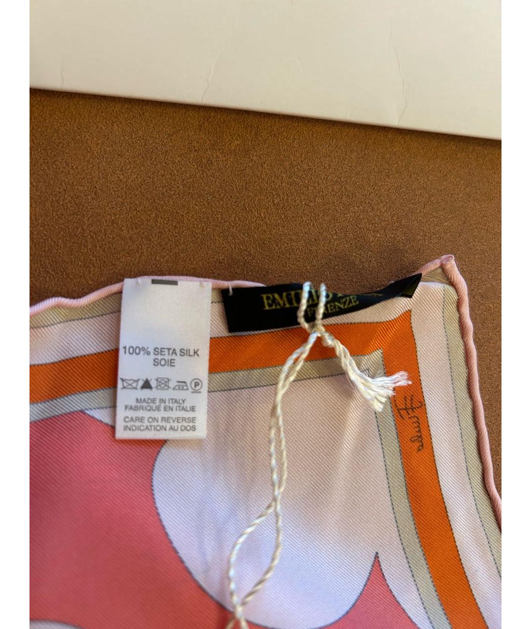 EMILIO PUCCI Мульти шелковый платок, фото 7