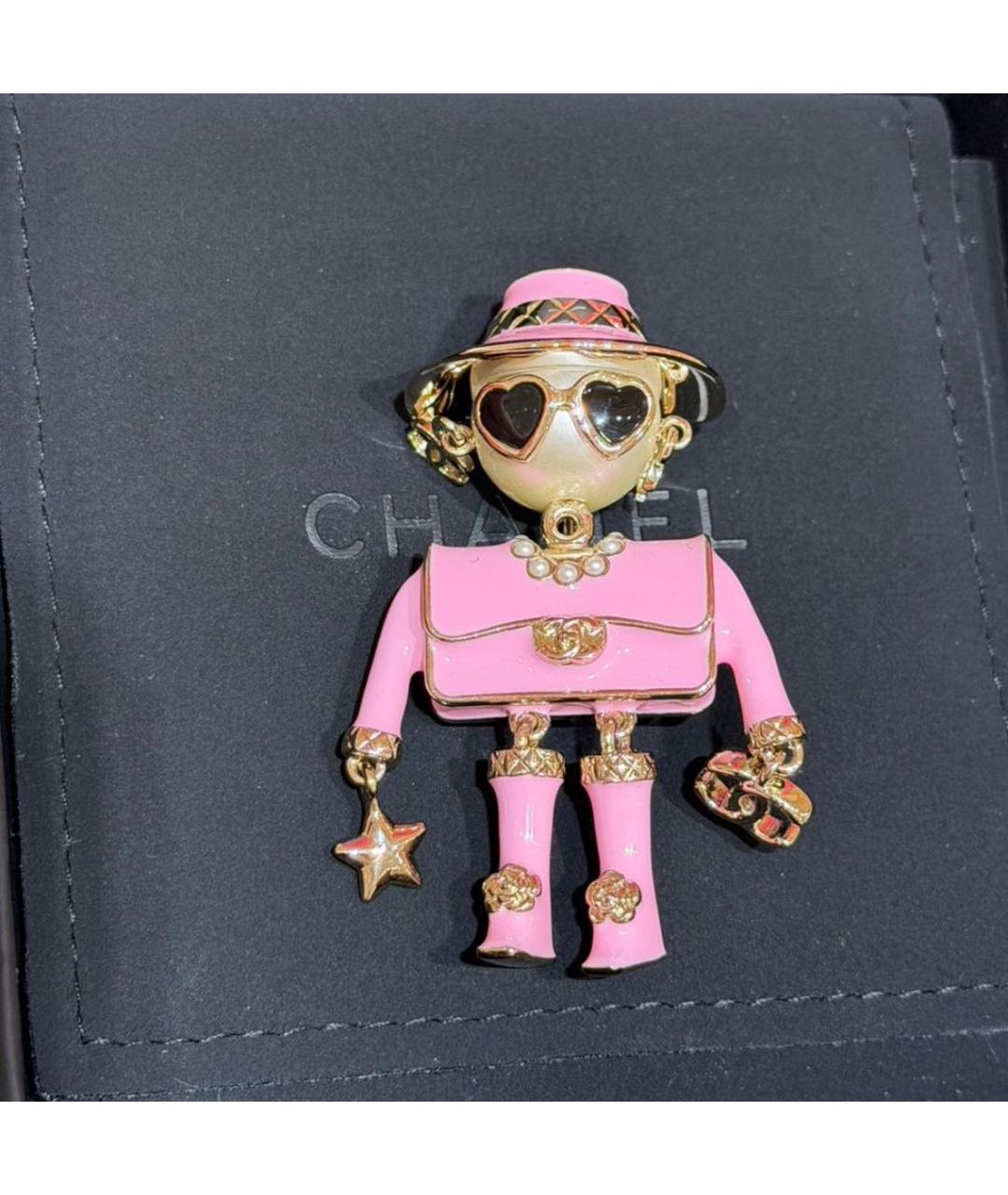 CHANEL Розовый брелок, фото 3