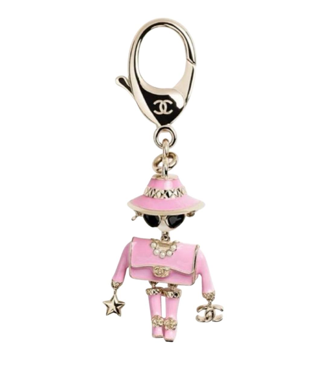 CHANEL Розовый брелок, фото 1