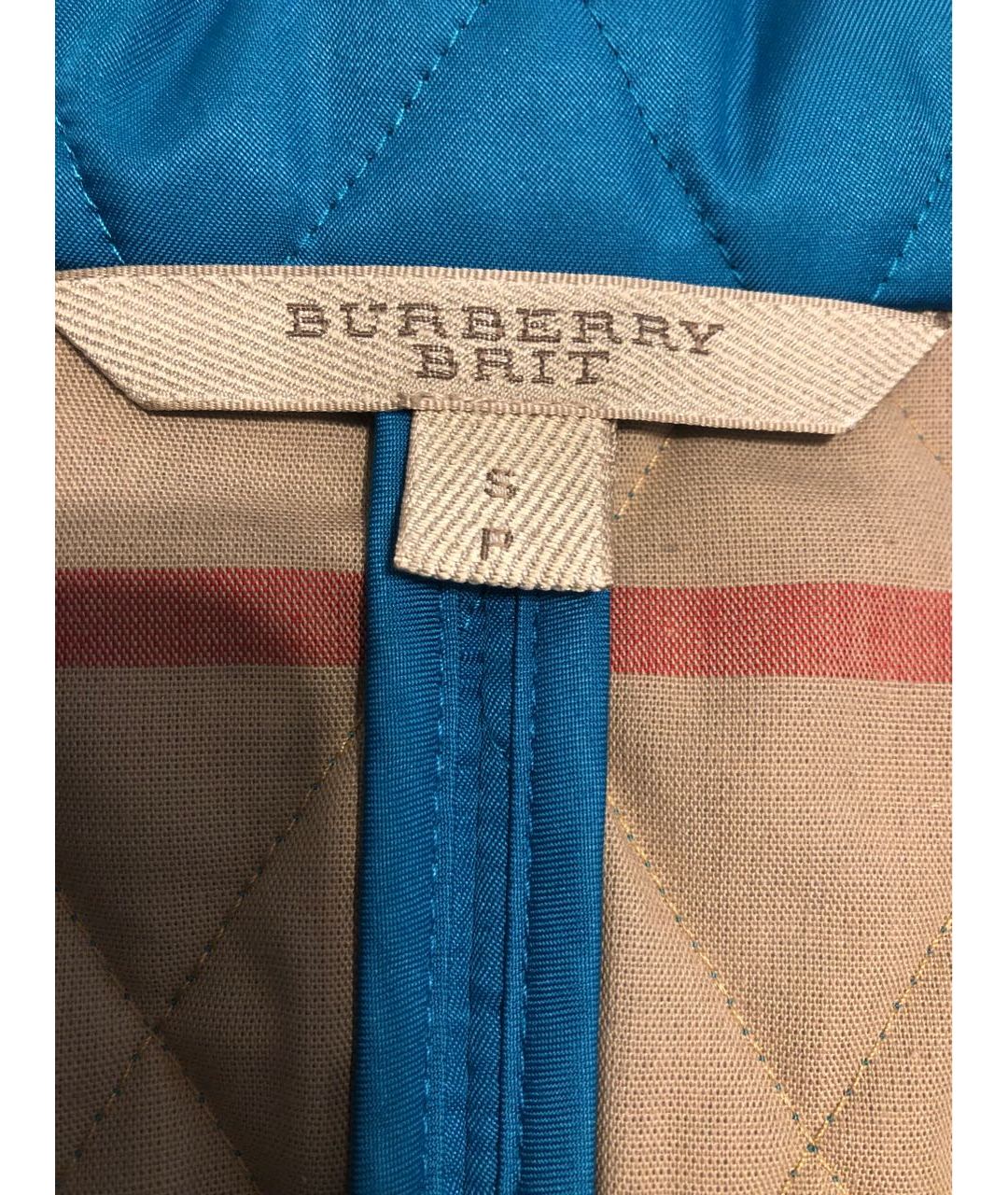 BURBERRY BRIT Голубая куртка, фото 3