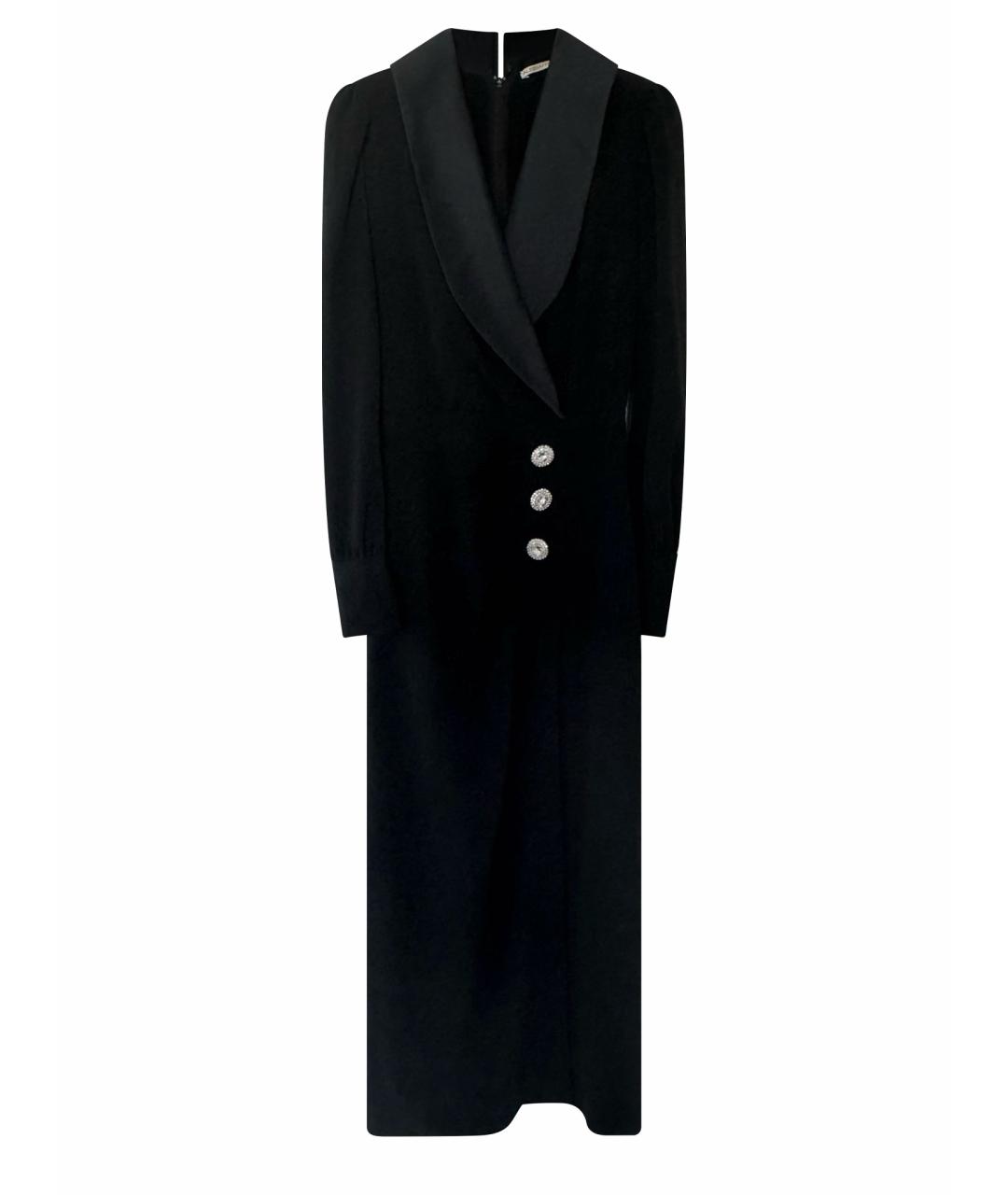 ALESSANDRA RICH Черное полиэстеровое вечернее платье, фото 1