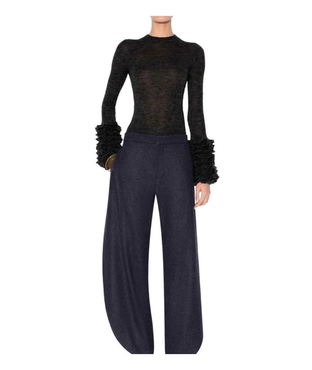 ALAIA Черный шерстяной джемпер / свитер, фото 2