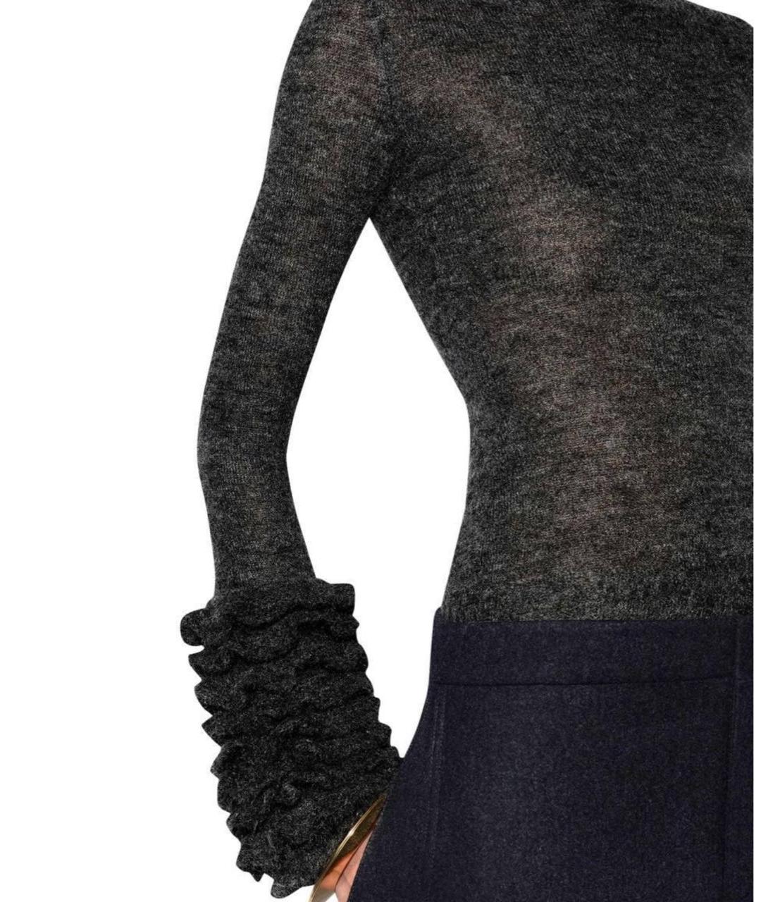 ALAIA Черный шерстяной джемпер / свитер, фото 3