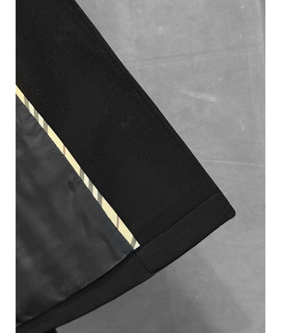 BURBERRY Черный шерстяной жакет/пиджак, фото 6