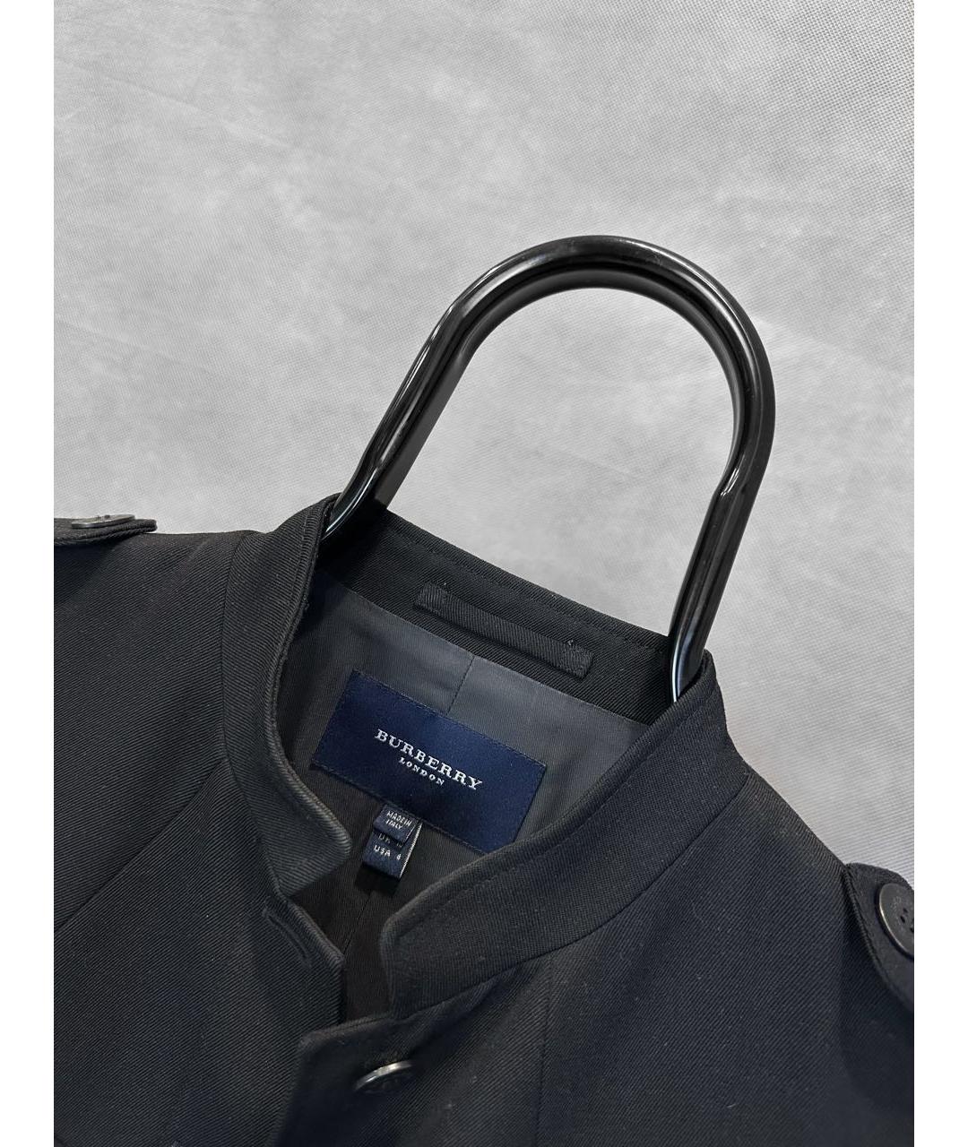 BURBERRY Черный шерстяной жакет/пиджак, фото 3