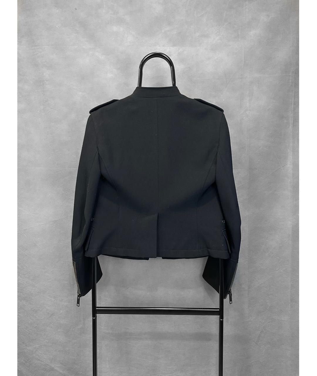 BURBERRY Черный шерстяной жакет/пиджак, фото 2