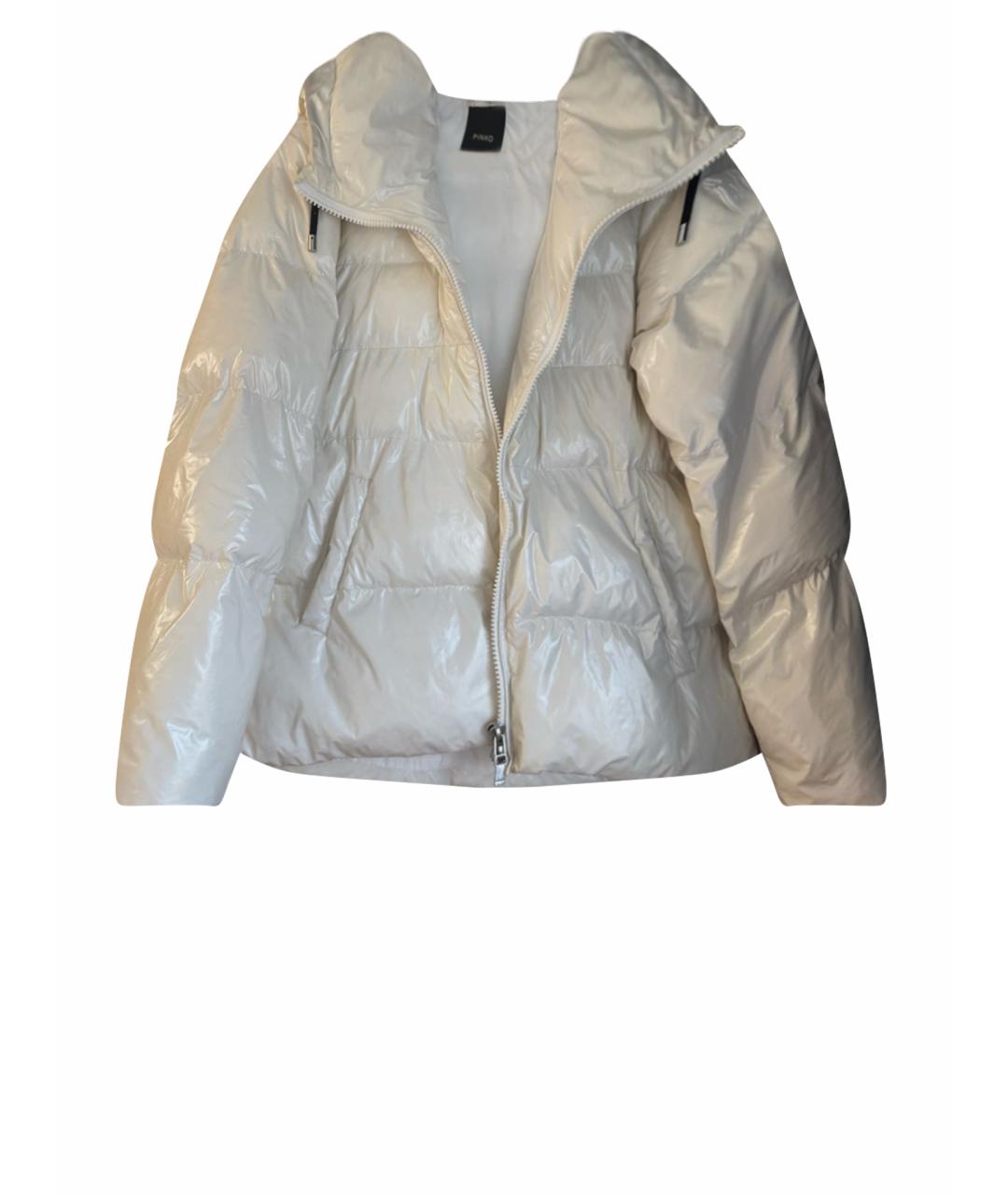 PINKO Белый пуховик, фото 1